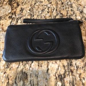 Gucci Soho Wristlet - Black